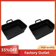 Silicone Air Fryer Liners for  Dual Air Fryer AF400UK & Tower T17088, Foldable Silicone Air Fryer Ba