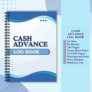 A5 Cash Advance Record Booklet Notebook