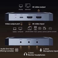 【VVL】- VD05 Video Capture Card 4K 60HZ Game Live Stream Switcher Type-C USB3.0 HD for Streaming Podc