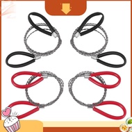 darcy4 Pcs Stainless Steel Cable Saw Metal Wire Saw Hand Pocket String Rope Saw PVC Pipe Cutting Too