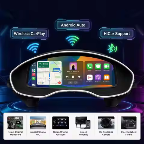 For Audi A6 A7 C7 LCD Instrument Cluster Digital Dashboard Virtual Cockpit Smart Digital Cluster Car