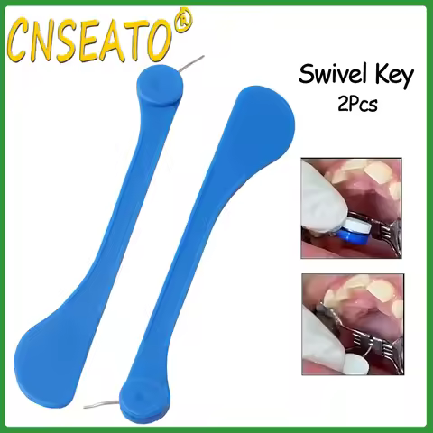 2Pcs/Pack Dental Orthodontic Implant Expansion Screw Rapid Palatal Expander Swivel Keys Ortho Braces