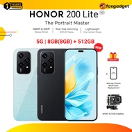HONOR 200 Lite 5G (8GB(8GB) + 512GB) | MediaTek Dimensity 6080 | 100MP Main Camera | 4500mAh Battery