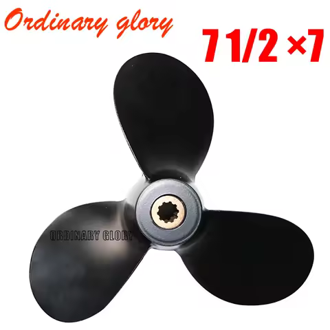 58110-91JN0-019 aluminum alloy propeller 7 1/2 x 7 for Suzuki outboard motor 4-6HP