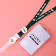 สายคล้องคอ สายคล้องบัตร สายคล้องซีพีเอฟ สายคล้องcpf สีเขียว 1 ชุด