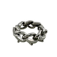 [มือสอง] แหวน Tiffany Forge จาก TIFFANY & Co. เครื่องประดับแบรนด์เนม เครื่องประดับแฟชั่น สีเงิน