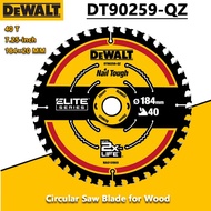 DEWALT DT90259-QZ 1/3pcs 40T Construction Circular Saw Blade for Woodworking 184×20MM Multipurpose P