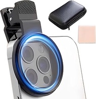 52mm Clip-On Phone Camera Lens Filter – 2025 New CPL Polarizing Filter for Smartphones, Portable Cir