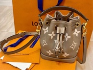 Louis Vuitton Nano Neo 連單LV大象灰小水桶包手袋 Bucket Bag