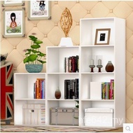 Combination Children's Bookcase Bookshelf Wooden Small Cabinet Simple Simple Locker Storage Free Gri