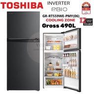 Toshiba Inverter Refrigerator Fridge GR-RT559WE-PMY(06) Gross 490L
