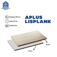 Lisplang / Lisplank GRC / Silika Board Motif Kayu Jati