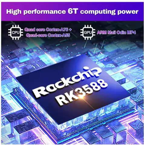 H96 MAX V58 Rockchip RK3588 Octa Core TV Box Android 12 DDR4 8GB RAM 64GB ROM 8K Set Top Box 1000M E