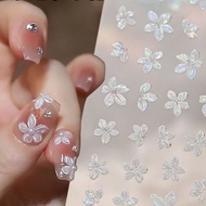 BeautyByNov - 5D Embossed Flower Nail Art Stickers Nail Art Stickers