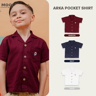 KEMEJA Mooi Boys Shirt Arka Pocket Shirt