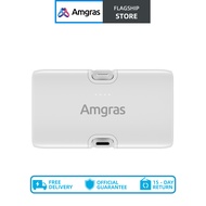 Amgras PowerWorld822 Mini Powerbank 5000mAh Built-in Foldable Type-C Lighning dual Connector & zinc