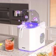 Hicon Electric Ice Maker 15KG/24H Bullet Cylindrical Home Ice Cube Making Machine Countertop For Com