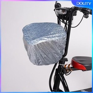 [dolity] Bike Front Basket Cover Basket Rain Cover for Tricycles Adult Bikes