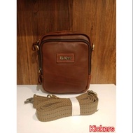 Kickers Leather Sling Bag
