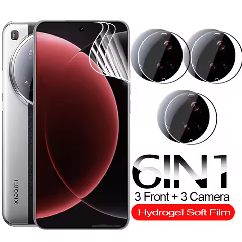 6In1 Hydrogel Film For Xiaomi Mi 15 Ultra Screen Protector For Xaomi 15Ultra Xiaomi15 Ultra Mi15Ultr