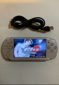 <稀有紫色，9成新> PSP 2000 薰衣紫色😊版全套（2GB~128GB) + 全新電池 + USB充電線