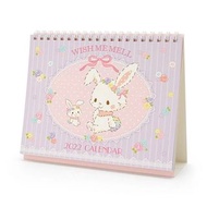 (會員專享清貨優惠價+免運費) Japan Sanrio - Wish Me Mell 許願兔 日版 2022 桌上 座檯 年曆 行事曆 計劃表 月曆 日曆 工作表 桌曆 希望梅爾 (日本假期)