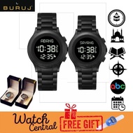 Buruj Watch Black Adam Hawa Clock Minister Qibla Prayer Time Stemless Steel Qibla Clock Azan Buruj W