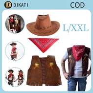 Western Cowboy Halloween Costume Adult Kids Cowboy Outfit Parent-Child Cowboy Set Cowboy Costume