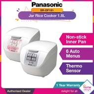 Panasonic Jar Rice Cooker Non Stick 1.8L Fuzzy Logic [ SR-DF181 ]