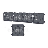 PVC 3x3 Conceal Box -Joint [Black] / 3"x3" PVC Black Box / Single Conceal Base for Flush Switches El