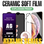 MATTE ANTI GLARE CERAMIC REALME 3 7i C17 c2 C3 C11 2021 C12 C15 2 3i 5 5i 6 6i 7 8 PRO X xt Blue Rad