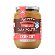 Mayvers Dark Roasted Peanut Butter Crunchy 375g