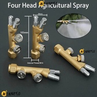 WENNEYU Atomizing Sprayer Nozzle, 4 Nozzles Adjustable Fan Pattern Agriculture Spray Nozzle, Atomize