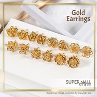 Women Stud Earing Emas 916 Korea Golden Plated Subang Anting- Anting DewasaEmas Bangkok Fashion Asesories