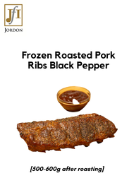 [Jordon] Frozen Roasted Pork Ribs Black Pepper  500-600g After Roasting