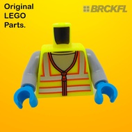 Genuine Parts (LEGO) [MFP] 76382 – 6390087 Minifigure Part, Torso with Safety Vest Pattern (Toys par