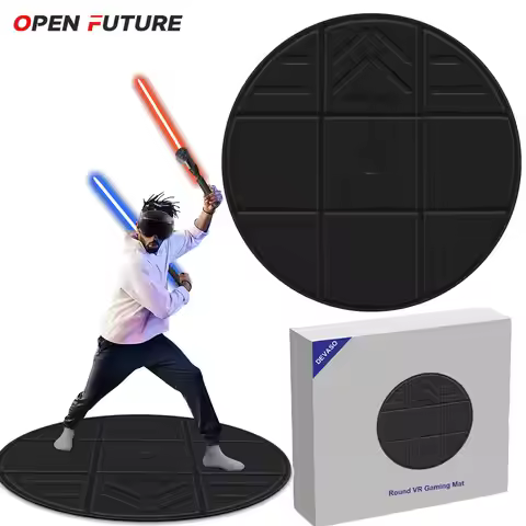 Universal VR Mat For Meta Quest 3S/Quest 3/Quset 2/Pico 4 Foldable PU Non-slip Gaming Carpet for VR