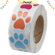 PROUDPEONY 500 pcs Dog  Sticker, Colorful/Black 1 Inch Puppy Pet Dog  Sticker,  Dog  Pet Dog  Sticke