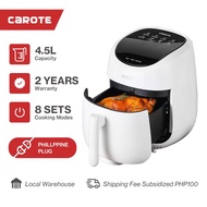 Carote CA2 Air Fryer 4.5L Non Stick Oil Free Cooking white/black Large Capacity Digital Touch oven