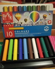 水溶性蠟筆 名牌 10色裝 瑞士卡達 VA 視藝 caran d'ache sa 顏色