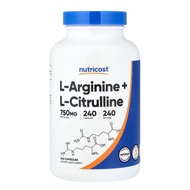 L-Arginine + L Citrulline 750mg, Capsules