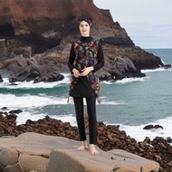 Long Sleeve Full Coverage Baju Renang Muslimah Set Muslimah Swimming Suit Woman Plus Size Women Swimsuit With Hijab