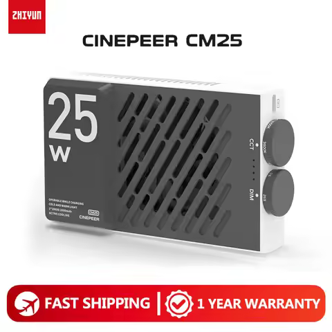 ZHIYUN CINEPEER CM25 2700-6200K Bi-color Pocket LED Video Light for Photography Fill Light Live Stre