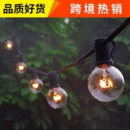 G40String Lights Solar Camping Lights Edison Bulb Decorative String Lights LED Bubble Light String O