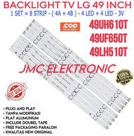 BACKLIGHT TV LED LG 49LH510T 49UH610T 49LH610T 49LJ510T 49LH510 49UH610 49LH610 49LJ510 LAMPU BL 49