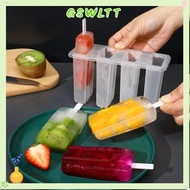 GSWLTT Ice Cream Molds, 4 Popsicle Molds Set DIY Mould Popsicle Mold, Ice Cream Tools Gadgets Reusable Ice Maker