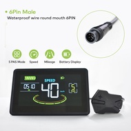 H6C ไฟฟ้าจักรยานคอมพิวเตอร์แบบมีสายจักรยาน Speedometer กันน้ํา CADENCE ความเร็วสมาร์ทจักรยานวัดระยะท