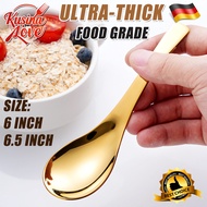 1PC Stainless Steel Spoons Soup Spoon Thick Heavy-weight Spoons Mirror Polished Table Spoons