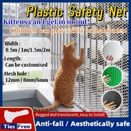 Jaring Pagar Plastik keras kebun/Cat netting balcony window/Balcony Protection net/Plastic Safety ne