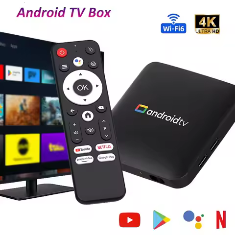 Android TV Box Amlogic S905L3 TV Box 4K Video Decording Set Top Box Google Voice Assistant Home Medi